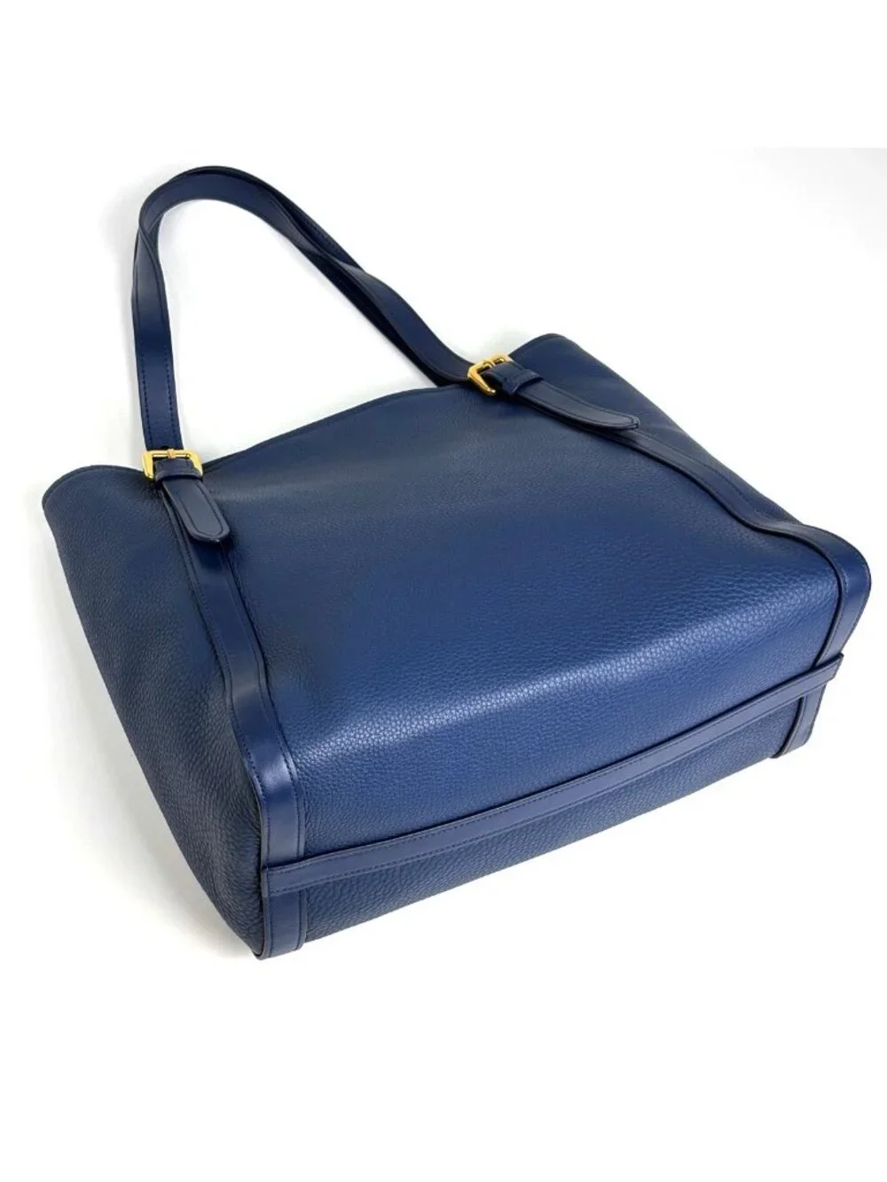 Prada Tote Bag Leather Blue
